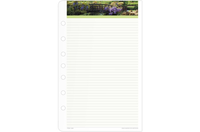 Day-Timer® Wide Ruled Note Pad, Portable Size, 3 3/4 x 6 3/4, 2