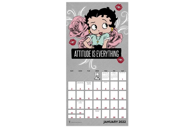 Betty Crocker Calendar 2022 Betty Boop 2022 Mini Monthly Wall Calendar, 7" X 7" | Wall Calendars | Mead