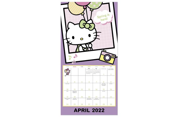 Hello Kitty 2022 Mini Monthly Wall Calendar, 7" X 7" | Wall Calendars | Mead