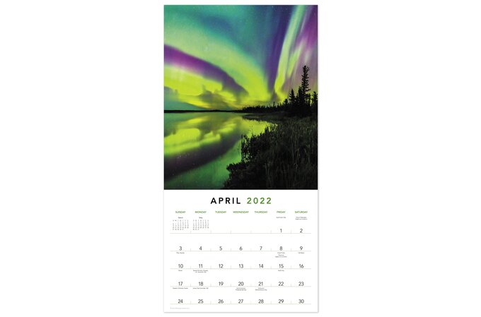 Mother Nature 2022 Monthly Wall Calendar, 12" x 12" Wall