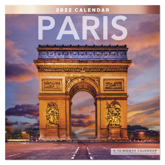 Paris 2022 Monthly Wall Calendar 12 X 12 Wall Calendars Mead