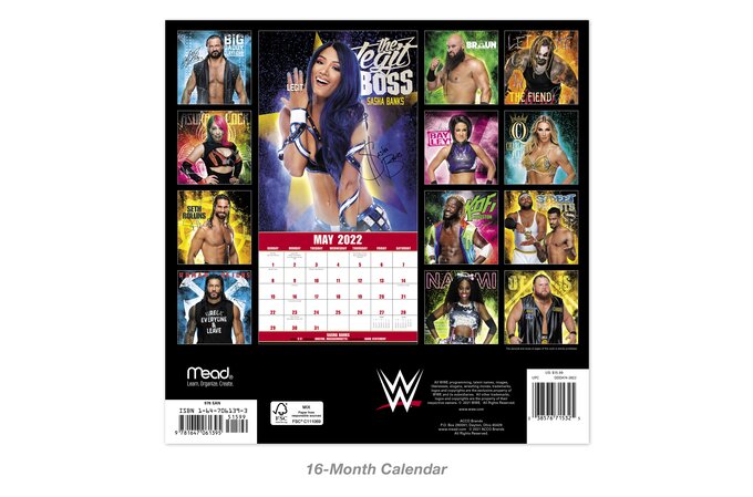 The 2022 WWE and NXT Calendars have been released | Wrestling Forum