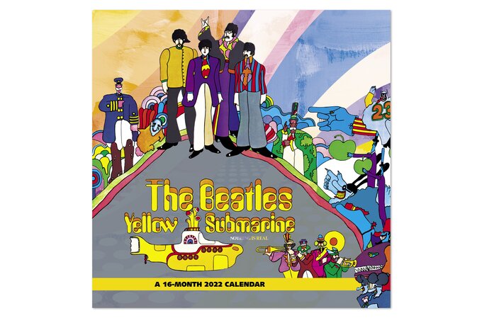 Beatles Calendar 2022 The Beatles Yellow Submarine 2022 Monthly Wall Calendar, 12" X 12" | Wall  Calendars | Mead
