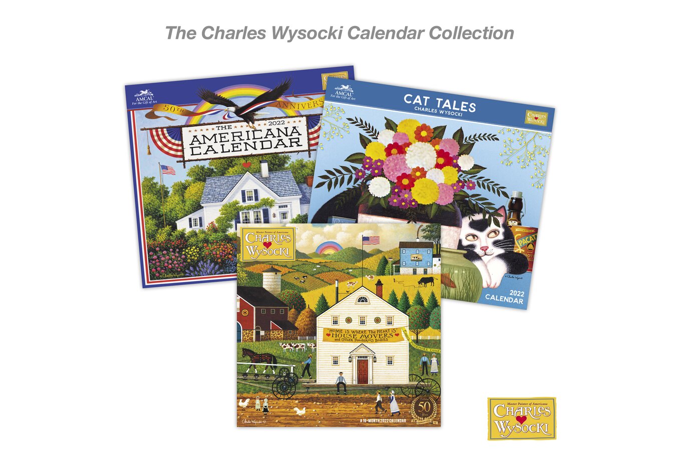 Charles Wysocki 2022 Monthly Wall Calendar, 13 1/2" X 12" | Wall Calendars | Mead