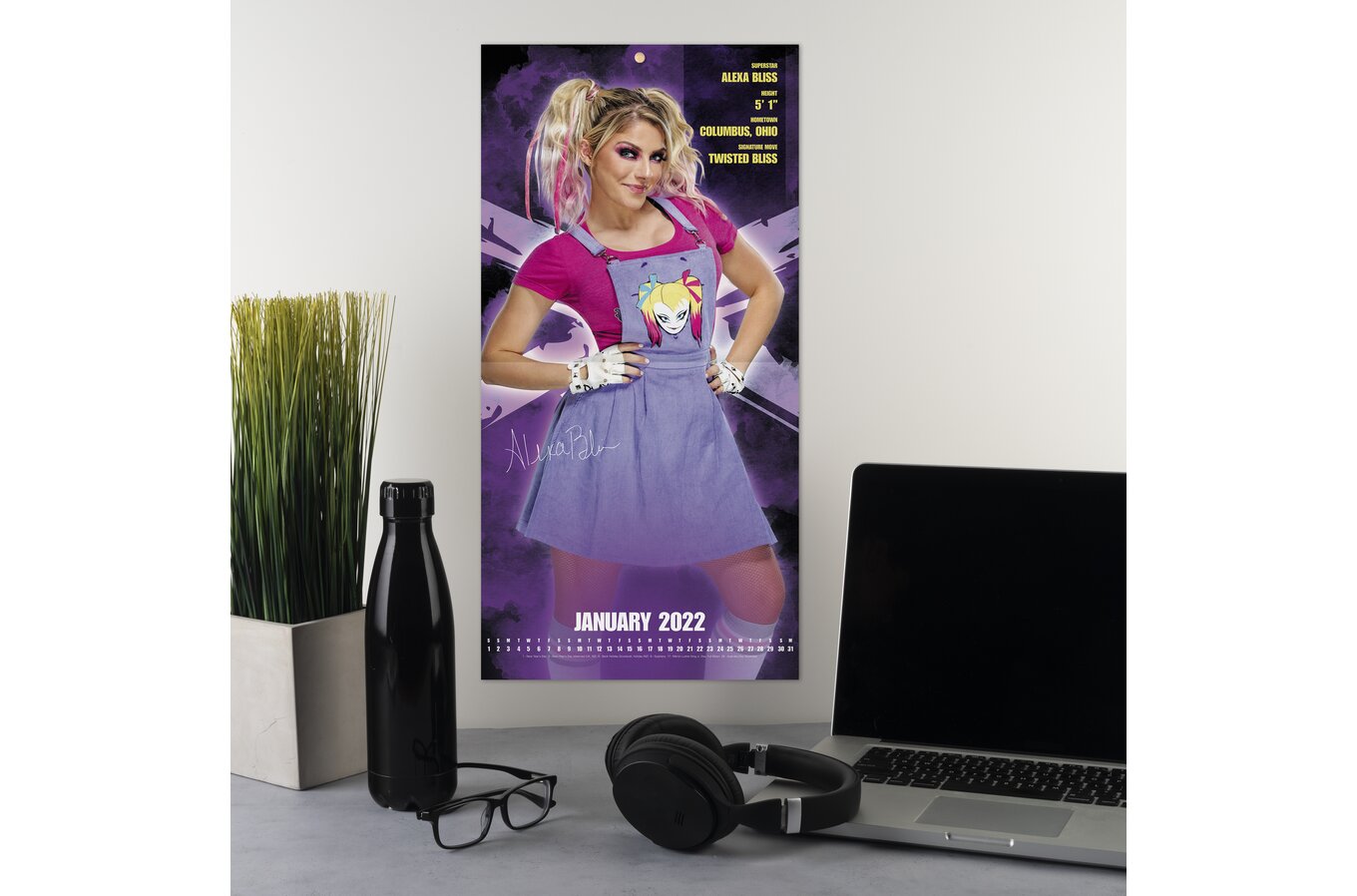 Wwe Calendar 2022 Women Of Wwe 2022 Monthly Wall Calendar, 12" X 12" | Wall Calendars | Mead