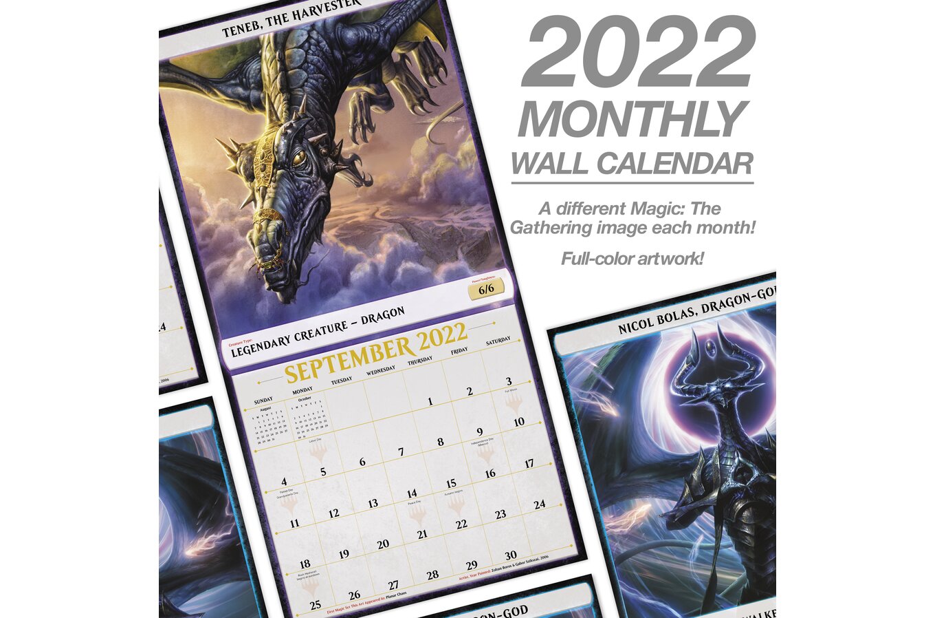 Magic: The Gathering 2022 Monthly Wall Calendar, 12" X 12" | Wall Calendars | Mead