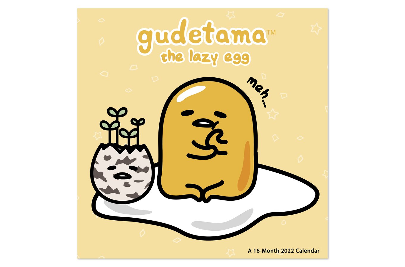 Gudetama 2022 Monthly Wall Calendar 12 X 12 Wall Calendars Mead