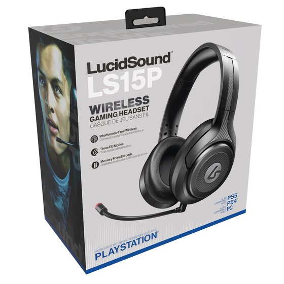 LS15P Wireless Stereo Gaming Headset for PlayStation 4/5, PlayStation 5  Wireless Headsets