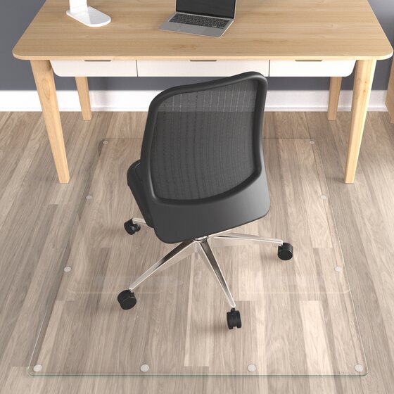 Ikea desk best sale chair mat