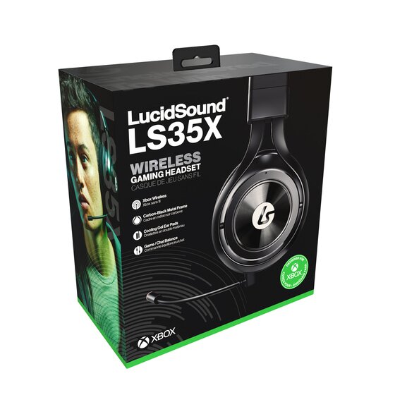 LucidSound LS35X Wireless Surround Sound Stereo Gaming Headset for