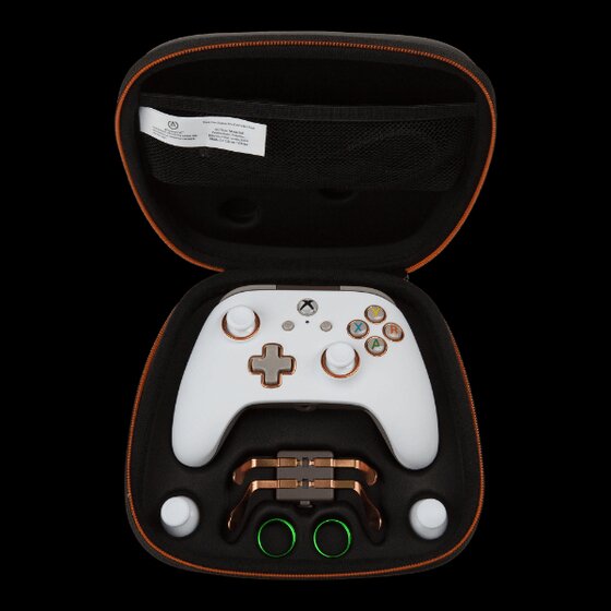 Fusion Pro Wired Controller For Xbox One White B Fusion Wired Controllers Powera Fusion Pro Wired Controller For Xbox One White B Fusion Wired Controllers Powera