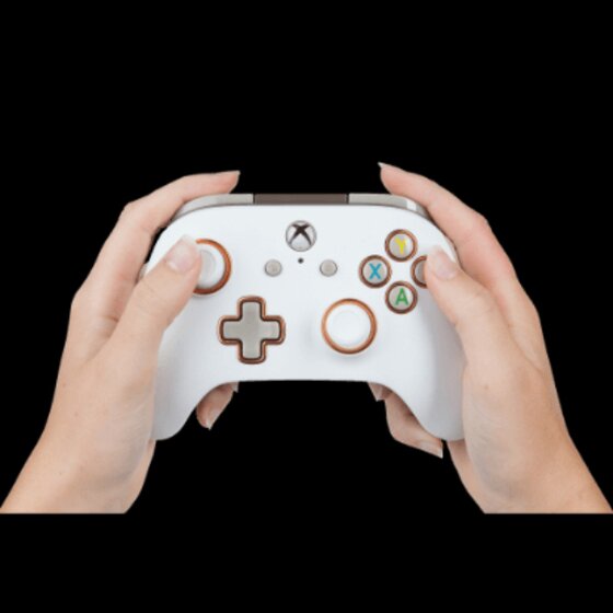 FUSION Pro Wired Controller for Xbox One - White-B  Fusion Wired 