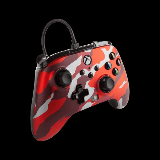 Comando PowerA Metallic Camo Red Xbox One, Xbox Serie X & PC