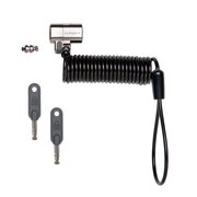 ClickSafe® Portable Keyed Laptop Lock - Coiled