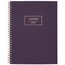 Cambridge® Fashion Notebook, 80 Sheets, Eggplant, Medium, 6 1/2" x 9 1/2" thumbnail images 1 of 7