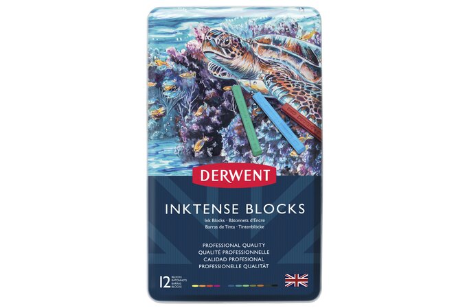 Derwent Inktense Blocks, 4mm Core, Blocks