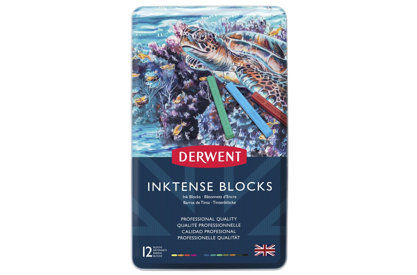Derwent Inktense Block Set of 24 in a Tin