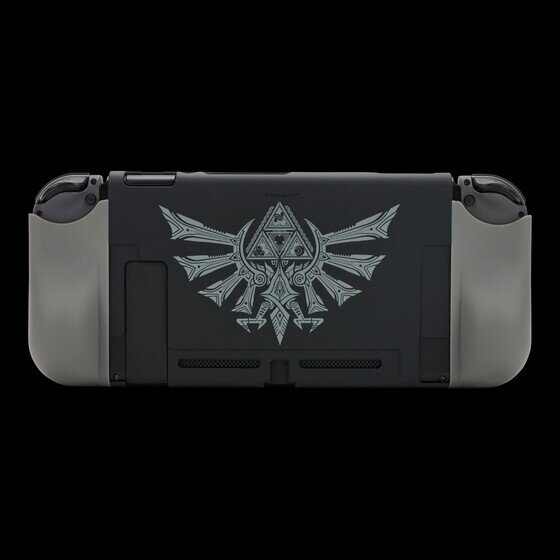 Console Shield for Nintendo Switch – Silver Hyrule Crest