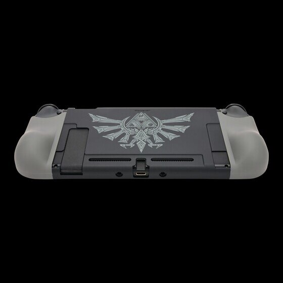 Console Shield for Nintendo Switch – Silver Hyrule Crest