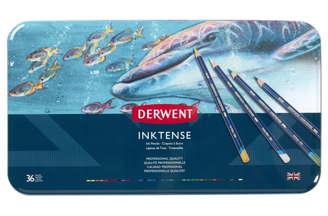 Painting the Artwork for the New Derwent Inktense Pencils