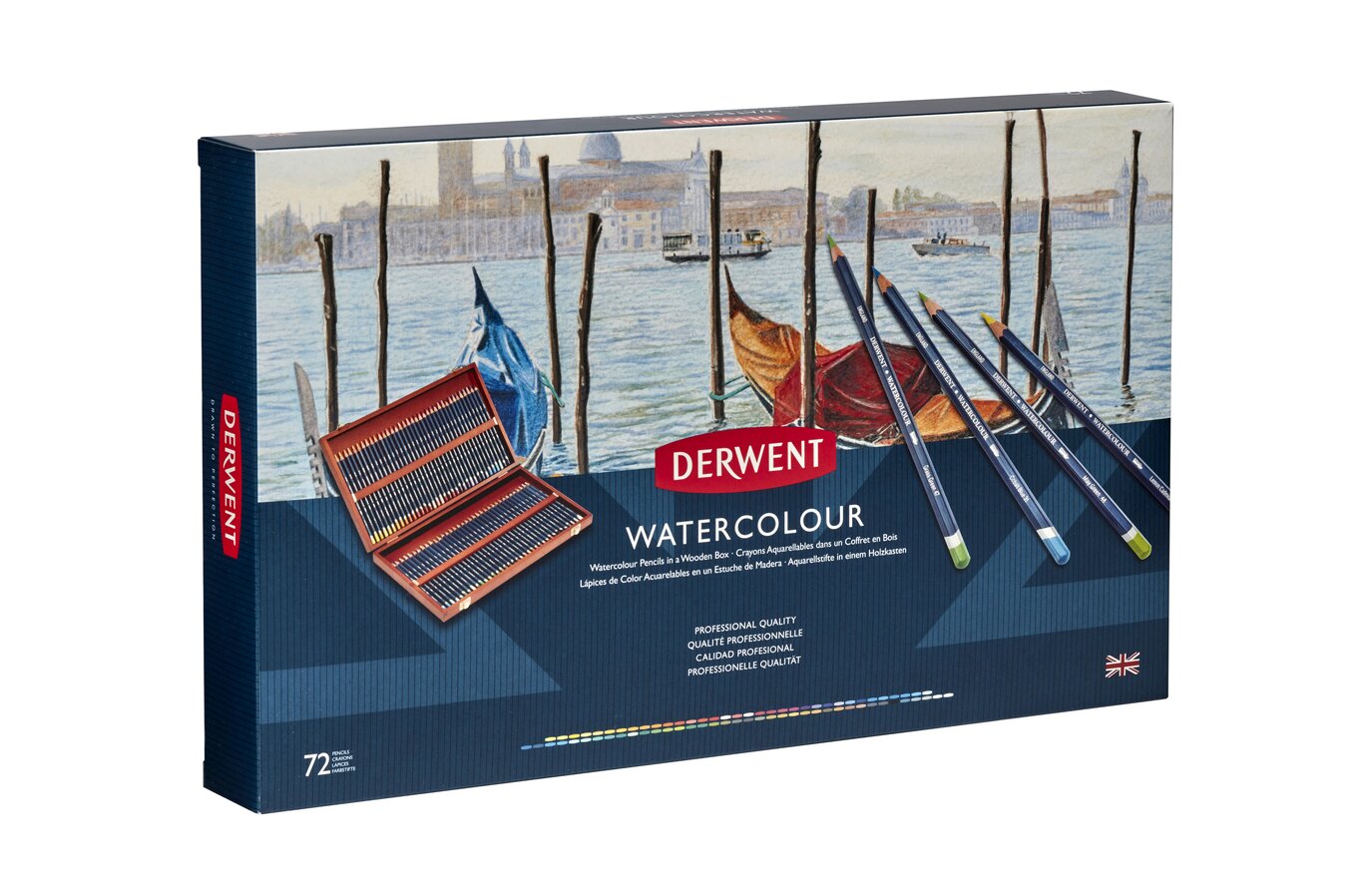  Derwent Pastel Pencils, Wooden Box, Assorted Colors, 72 Pencils  per Box (2300343) : Wood Colored Pencils : Arts, Crafts & Sewing