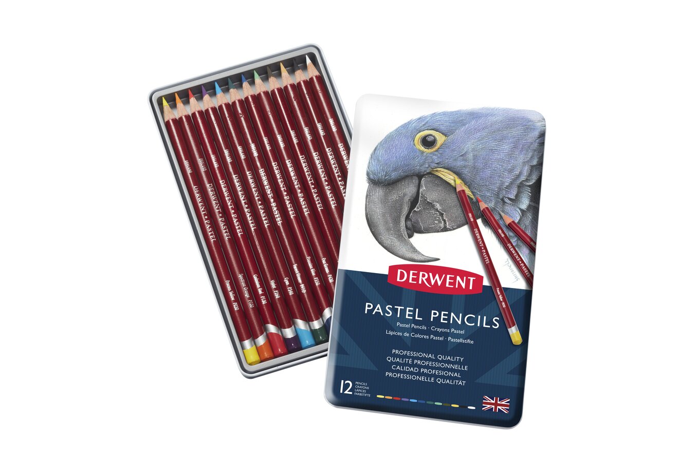 Derwent Pastel Pencil Set Assorted Colors Set Of 72 Pencils