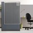 Quartet Workstation Privacy Screen, 36" x 48", Sliding, Partial Length thumbnail images 1 of 4