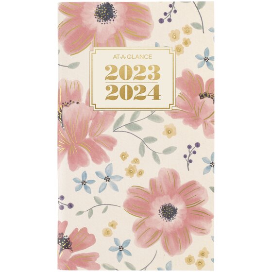 AT-A-GLANCE Academic Monthly Pocket Planner June 2020 3-5/8 x 6-1/16 1124T-021A 2 Year July 2018 Badge Tile