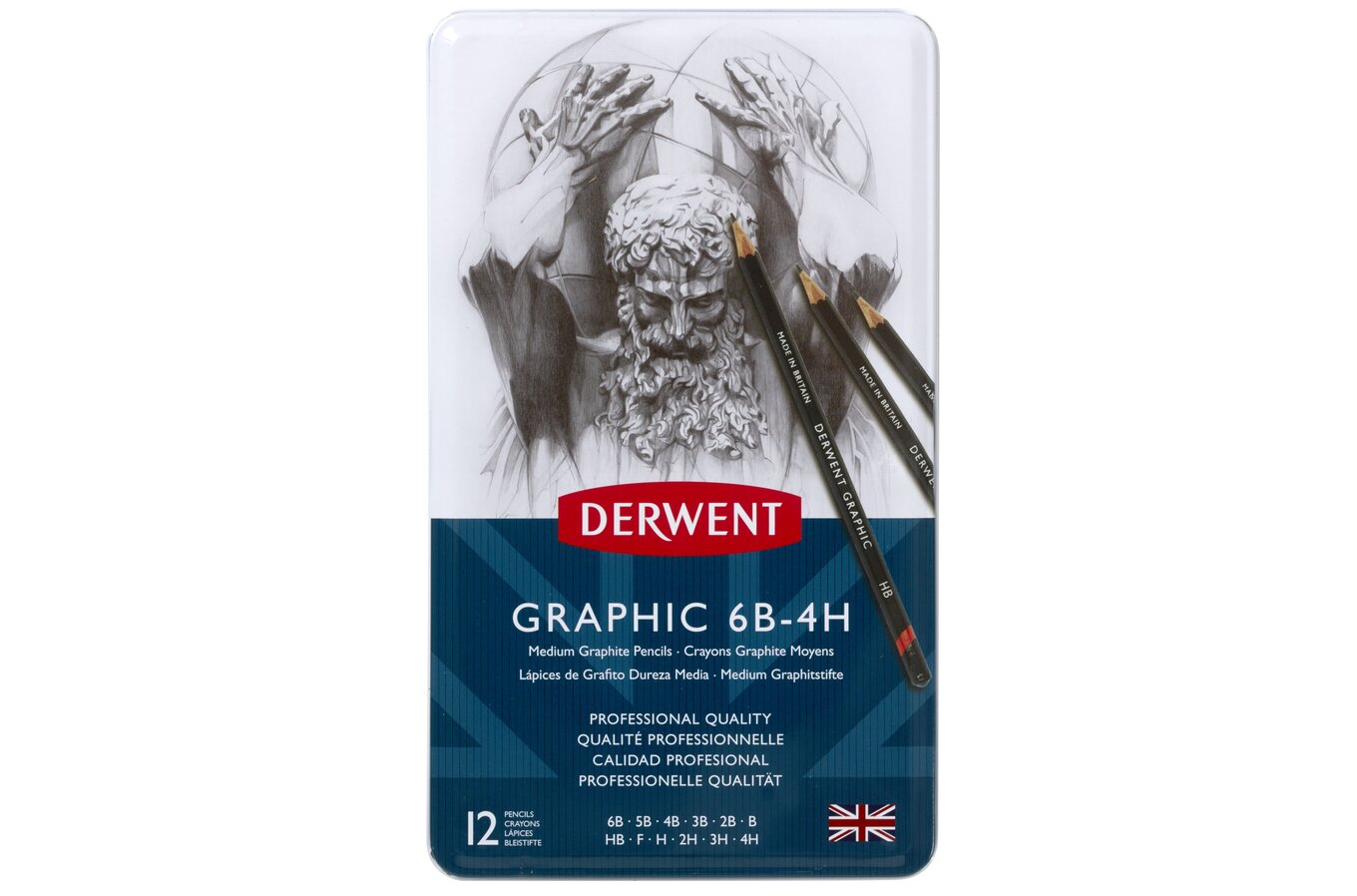DERWENT Graphitint 12-piece Graphite Colored Pencil Set - 9587635