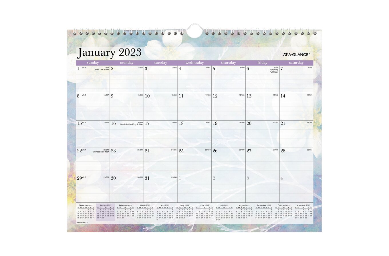 AT-A-GLANCE Dreams 2023 Monthly Wall Calendar, Medium, 15" x 12" | Monthly  Wall Calendars | AT-A-GLANCE
