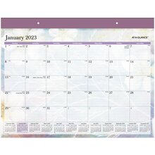 AT-A-GLANCE Dreams 2023 Monthly Desk Pad Calendar, Standard, 21 3/4" x 17"