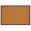 Quartet Cork Bulletin Board, 24" x 36", Black Wood Finish Frame thumbnail images 1 of 2