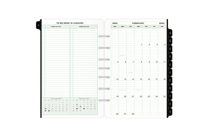 EttaVee for Day-Timer 2024 Two Page Per Week Planner Refill, Loose-Leaf,  Desk Size, 5 1/2 x 8 1/2, Weekly
