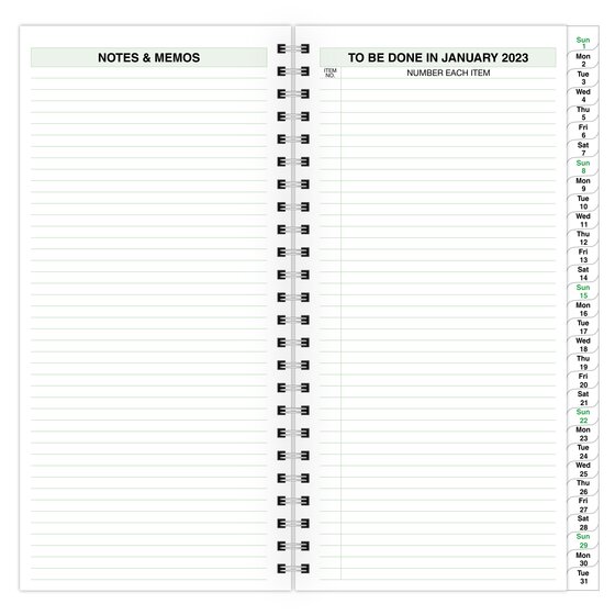 2024 Table Talk Basic A5 Dated Weekly Planner Diary