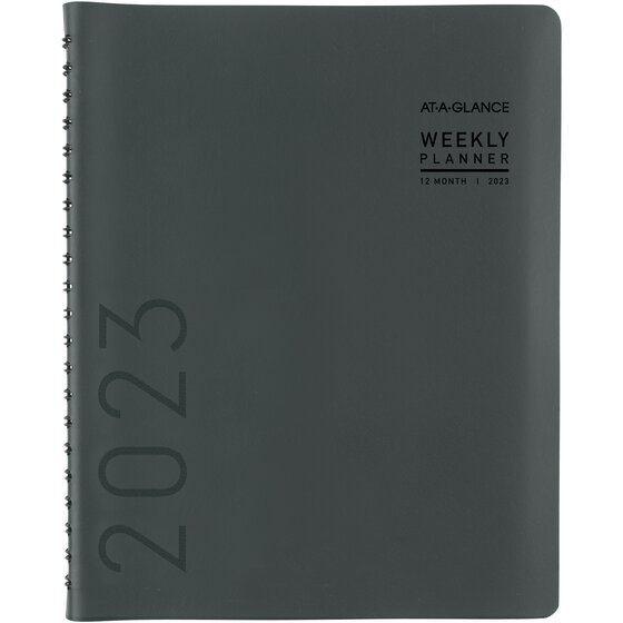 5" x 8" Black AT-A-GLANCE Contempo Weekly/Monthly Planner July 70101X0521 