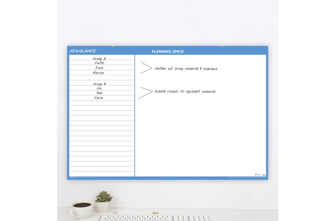 AT-A-GLANCE 2023 Horizontal Erasable Wall Calendar, Reversible, Extra