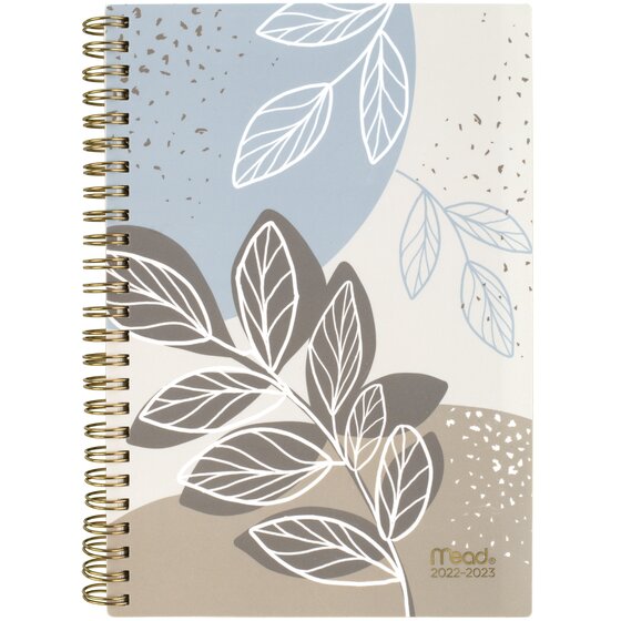 Small Mead 2020 Weekly & Monthly Planner 1317P-200 5-1/2 x 8-1/2 Artisan Palm