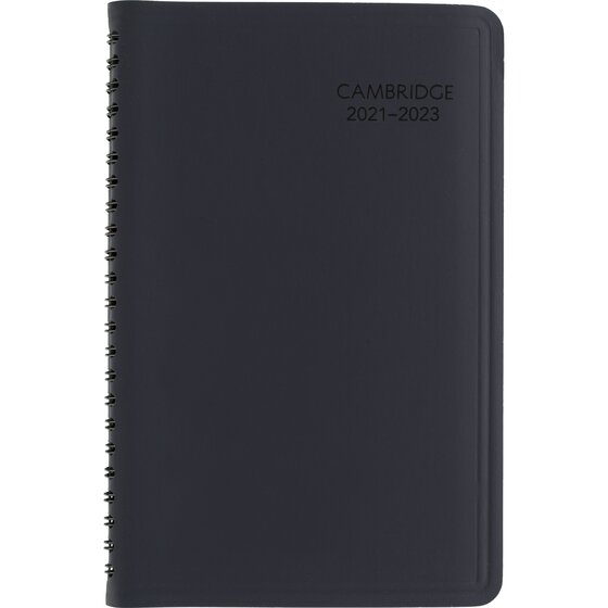 8 x 11 Large Business Cambridge 2019-2020 Academic Year Weekly & Monthly Appointment Book/Planner Black CAW60205 