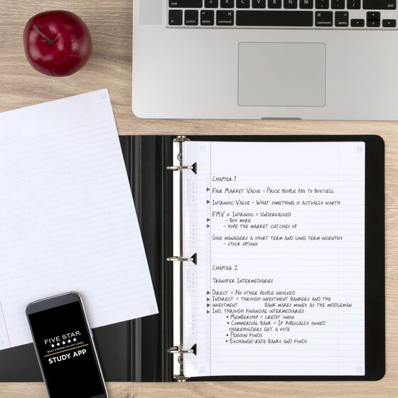Five Star® Reinforced Filler Paper Plus Study App, College