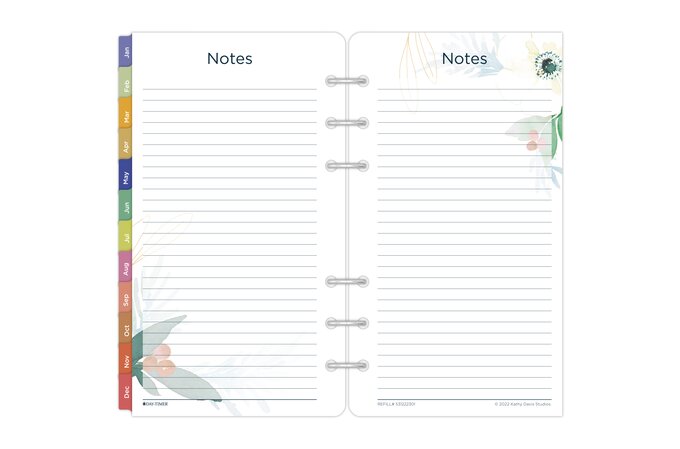Davis Calendar 2023 Day-Timer Kathy Davis 2023 Two Page Per Week Appointment Book Planner  Refill, Loose-Leaf, Portable Size, 3 3/4" X 6 3/4" | Weekly | Day-Timer