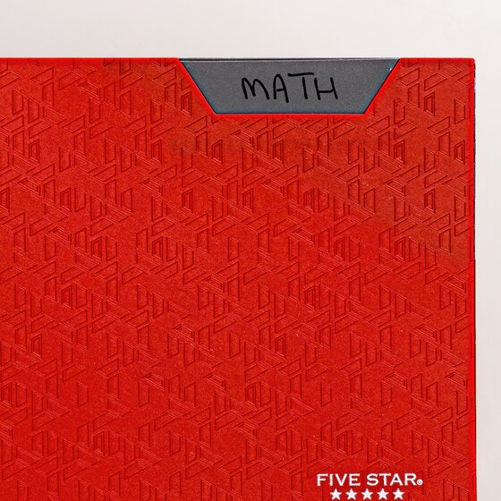 Folders with Pockets Red 72109 Stay-Put Folder Five Star 2-Pocket Folder 