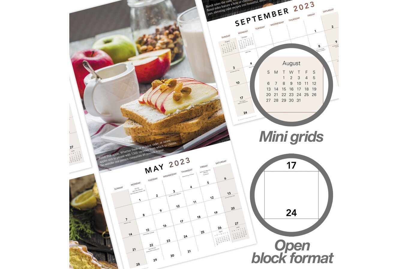 Farmhouse Fresh 2023 Monthly Wall Calendar, 12" x 12" | Wall Calendars |  Mead