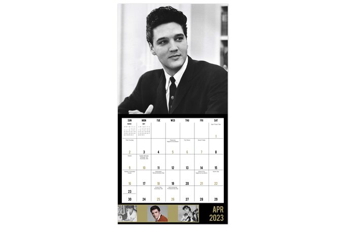 elvis 2023 wall calendar