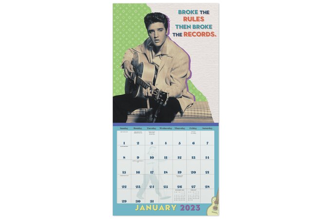 elvis 2023 wall calendar
