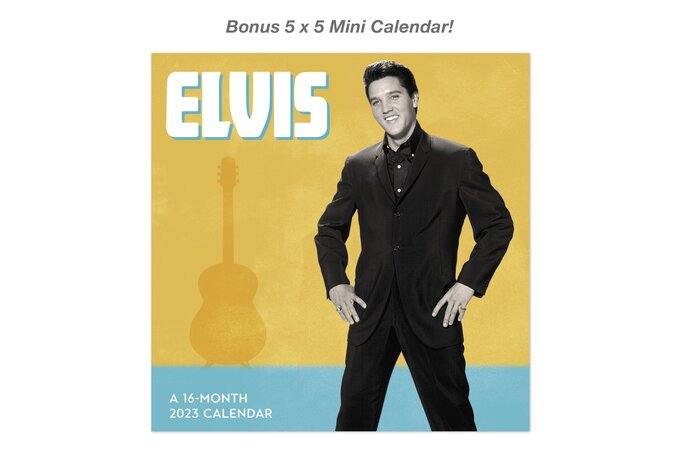 elvis 2023 wall calendar