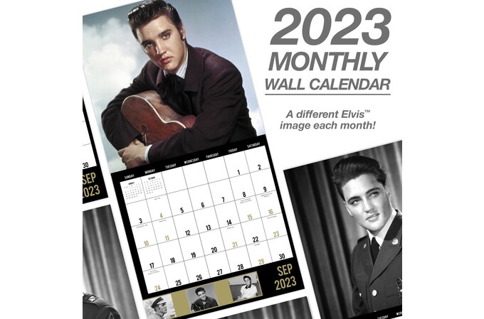 elvis 2023 wall calendar