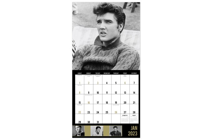 elvis 2023 wall calendar