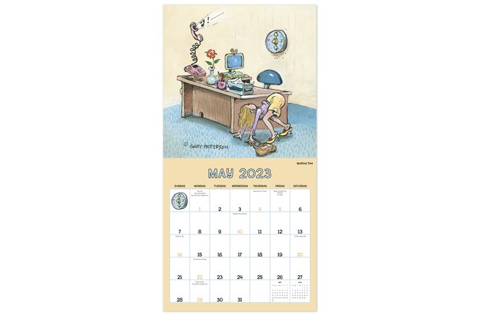 Gary Patterson's Funny Business 2023 Monthly Wall Calendar, 12" x 12" | Wall  Calendars | Mead