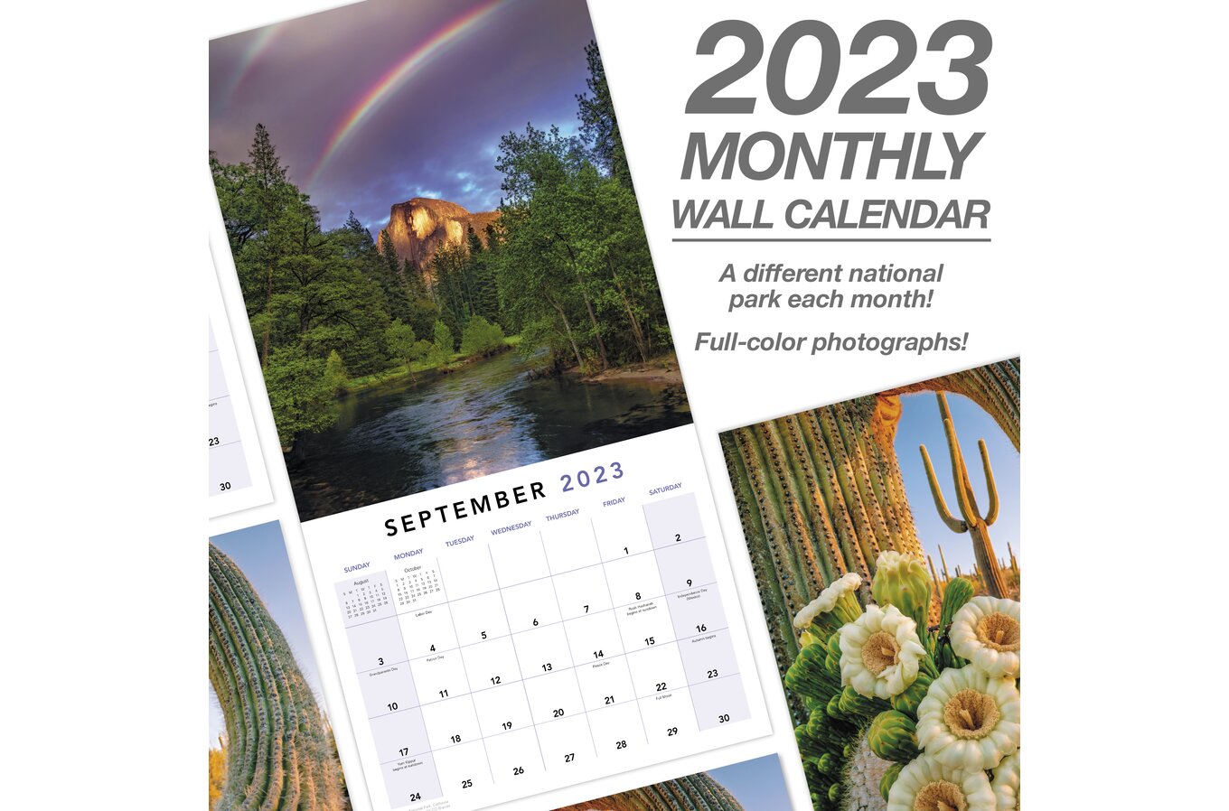 National Parks 2023 Monthly Wall Calendar, 12" x 12" | Wall Calendars | Mead