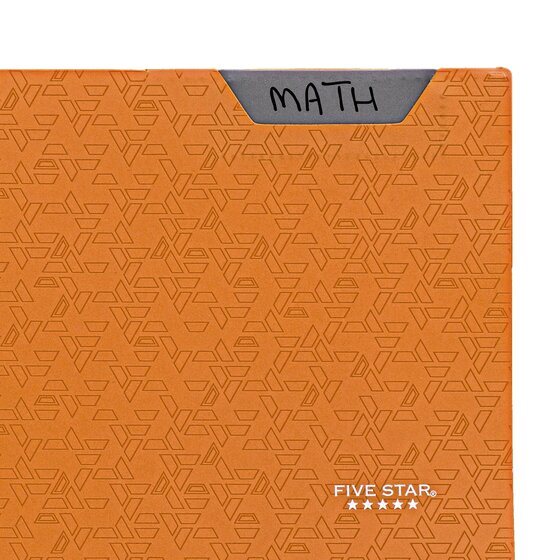Five Star 2-Pocket Stay-Put Plastic Folder, Sedona Orange | Hot